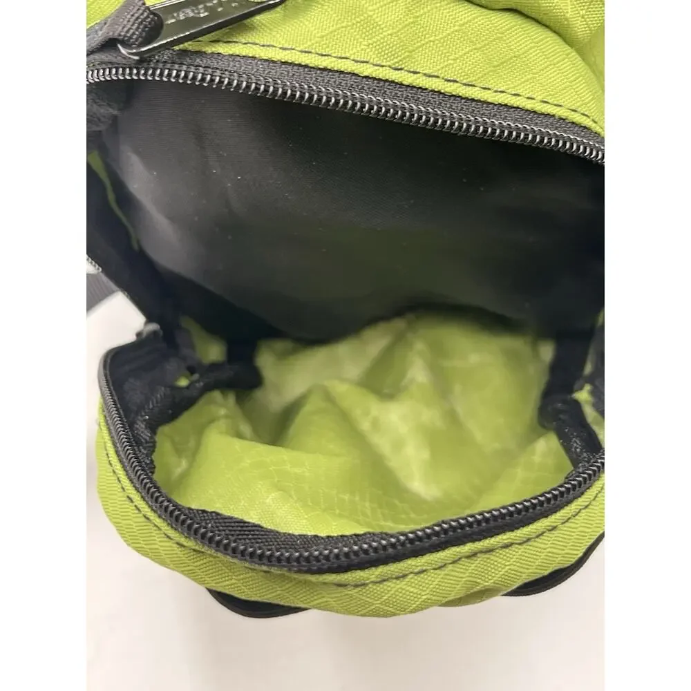 L.L.Bean Dragonfly Daypack Backpack Chartreuse Lime Green Reflective NWOT